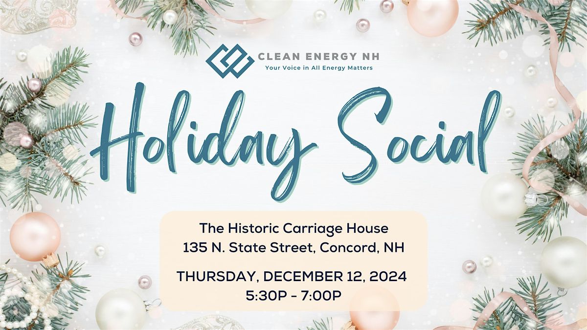 Clean Energy NH's Holiday Social