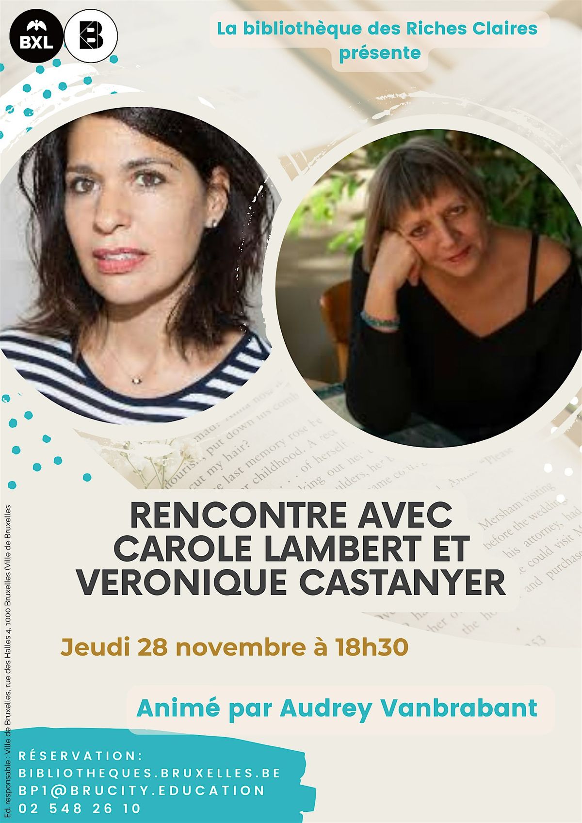 Rencontre avec Carole Lambert et Veronique Castanyer