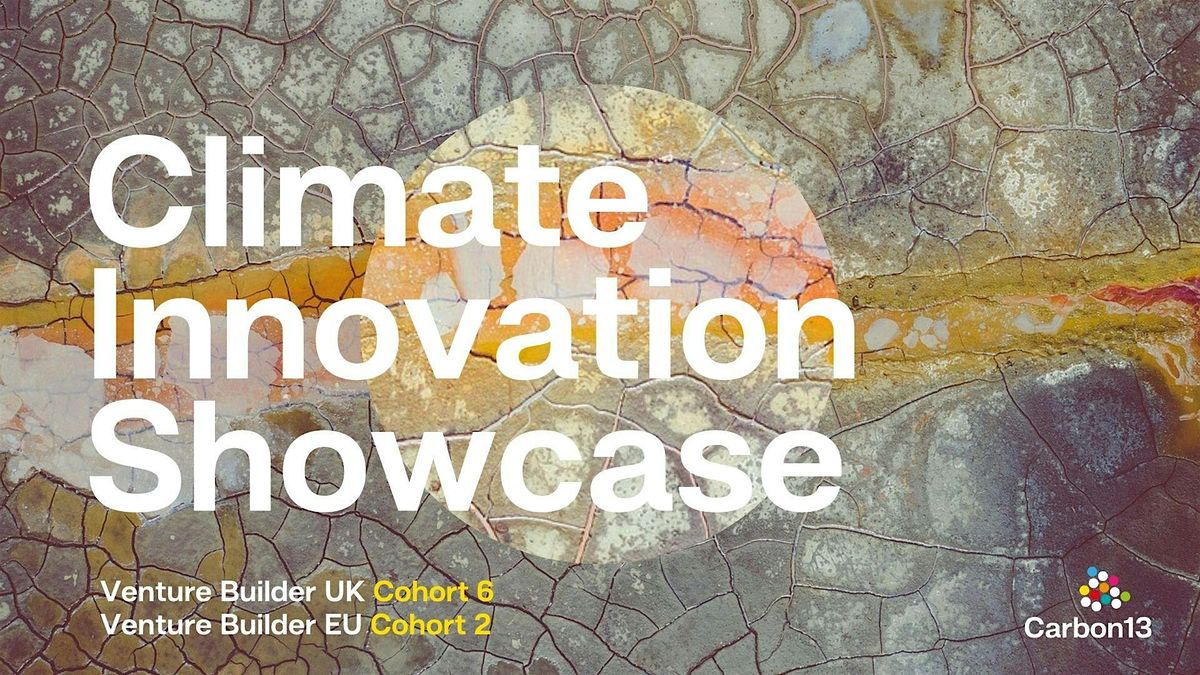 LIVESTREAM: Climate Innovation Showcase Day | London