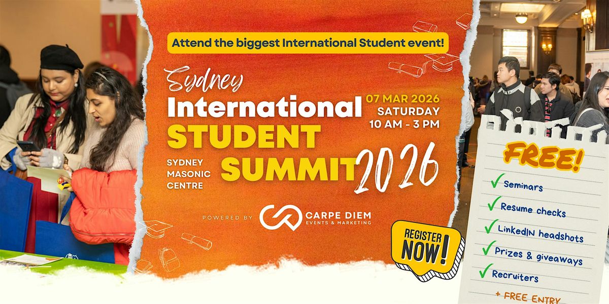 Sydney International Student Summit 2026