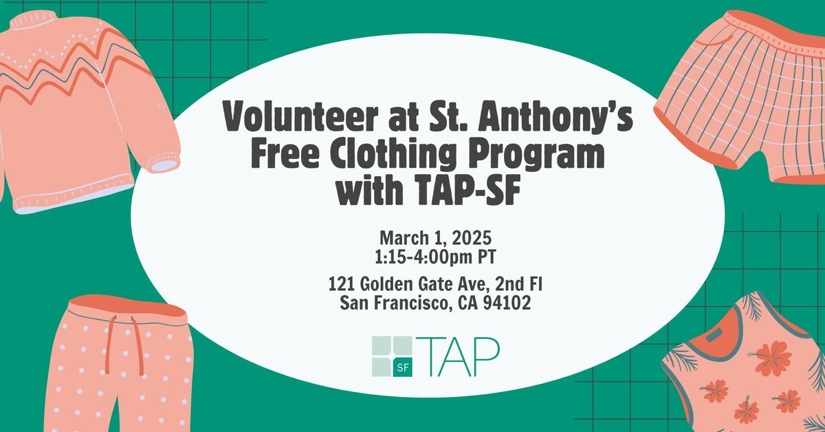 Volunteer at St. Anthony's with TAP-SF