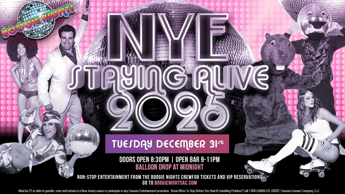 Boogie Nights NYE Staying Alive 2025