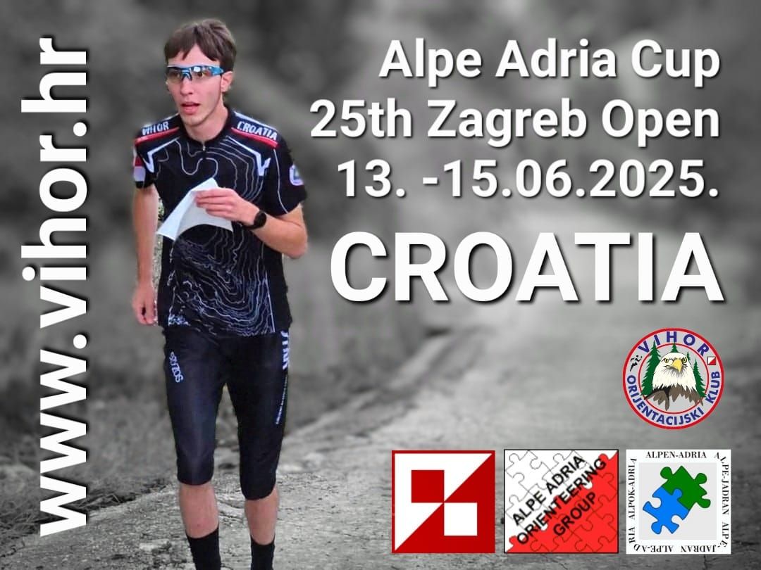 Alpe Adria Cup - 25th Zagreb Open Orienteering Event 