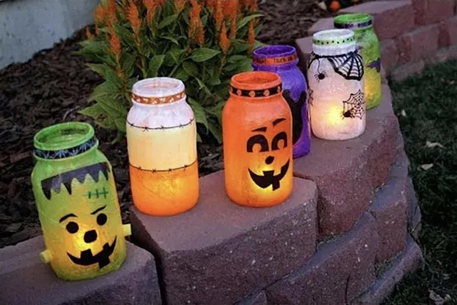 (Aged 11-18) Home Ed Creative Session - Afternoon Halloween Jar Lanterns