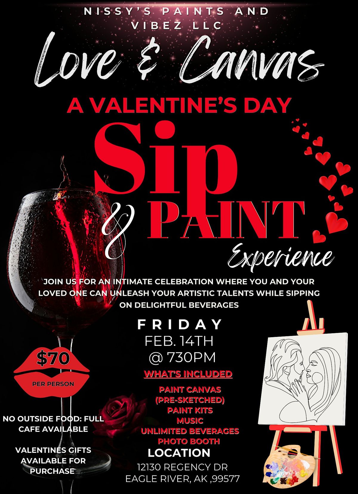 Valentine's Day Paint Party Extravaganza!