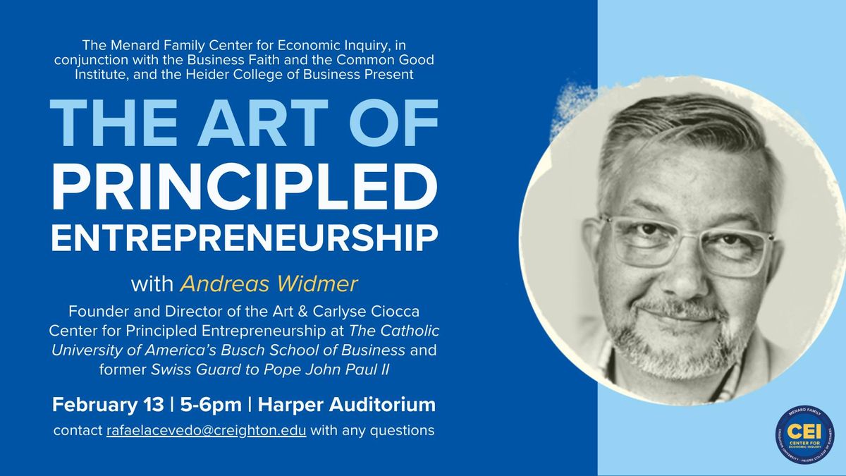 Food for Thought - "The Art of Principled Entrepreneurship"