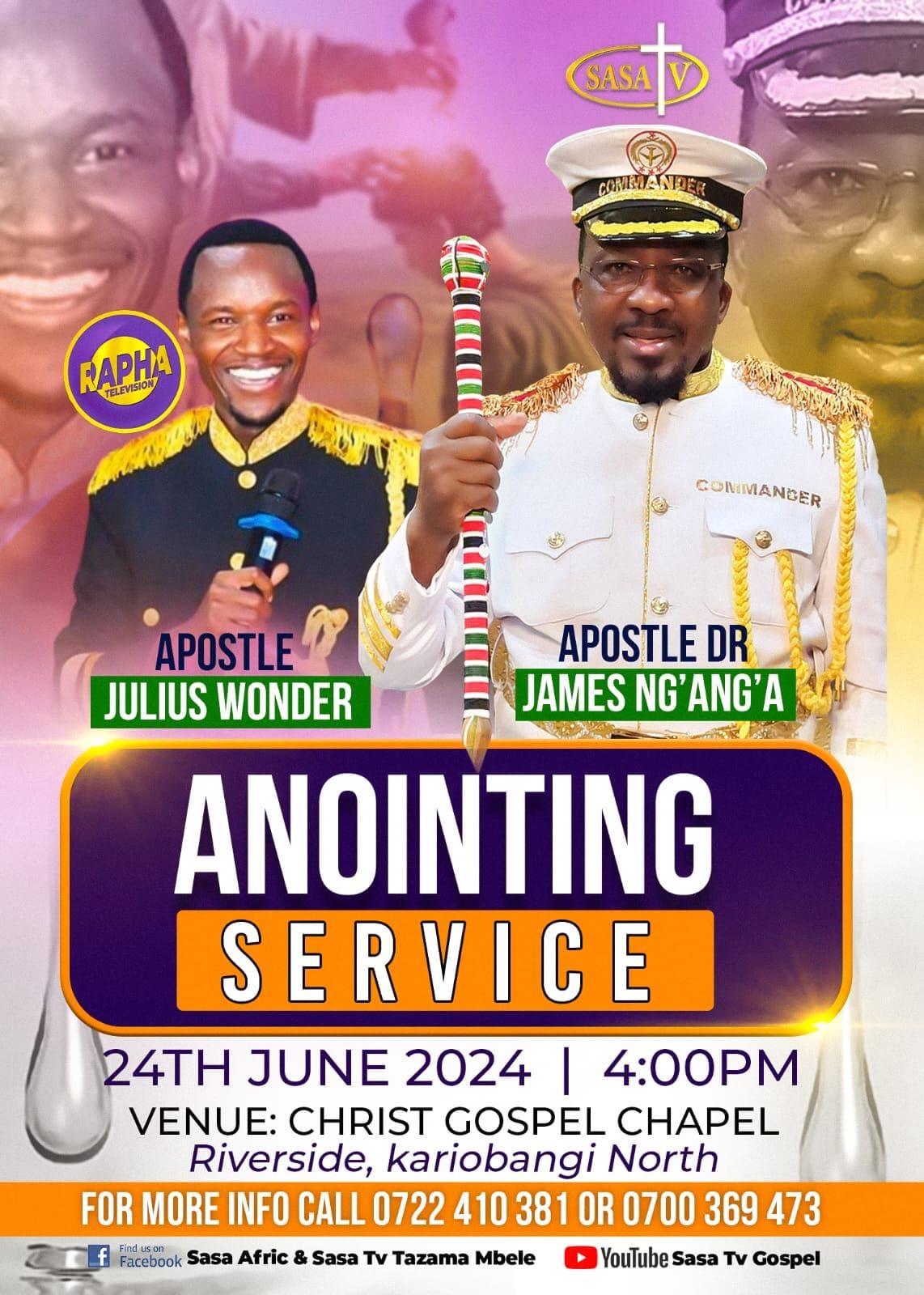 Anointing service,24\/06\/2024