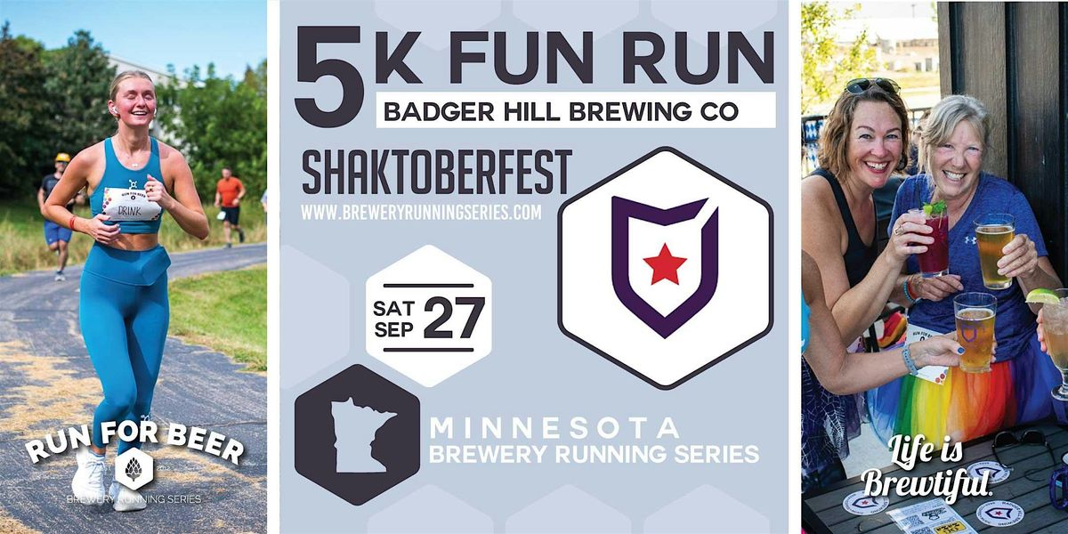 5k Beer Run x Badger Hill Brewing Co | 2025 MN Brewery Running Series