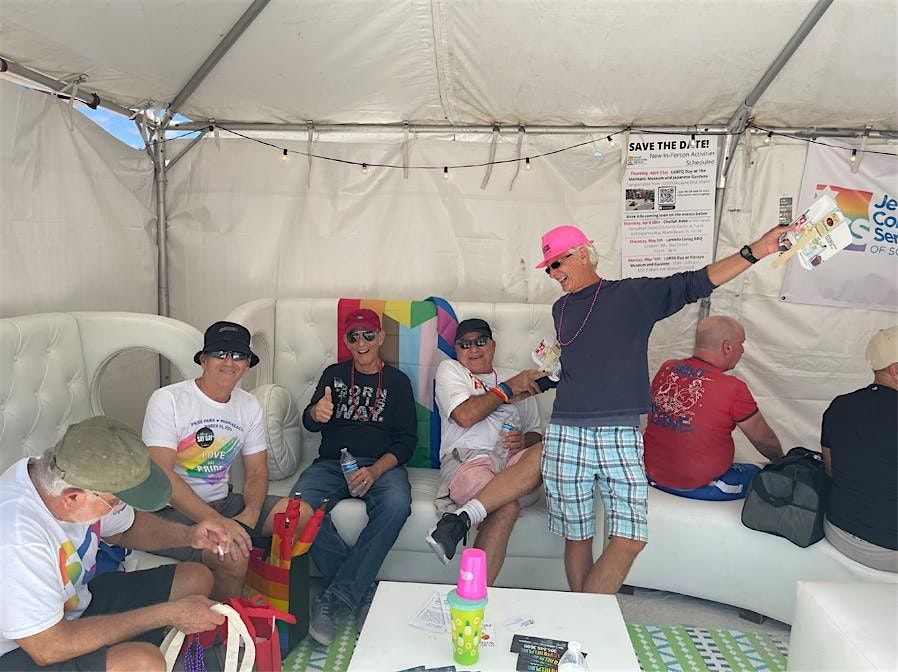 Miami Beach Pride 2025 - Volunteer in the 55+ Senior Lounge at Miami Beach