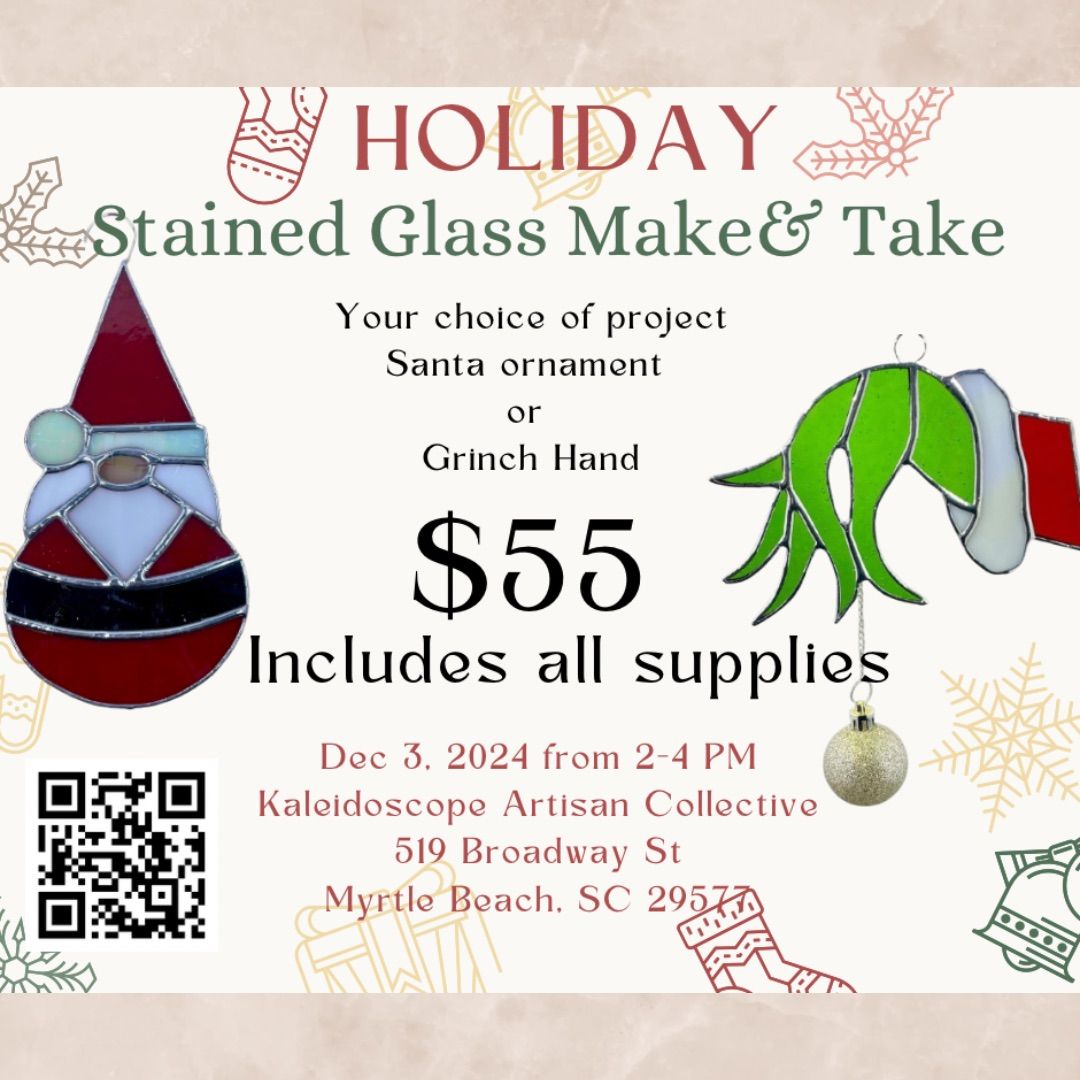 12\/3 Holiday Stained Glass Make & Take