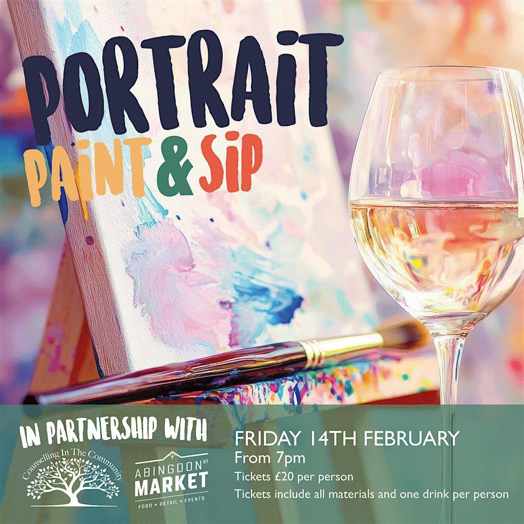 Valentine's & Galentine's Portrait Paint & Sip Night \u2728