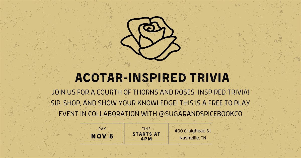 ACOTAR-Inspired Trivia