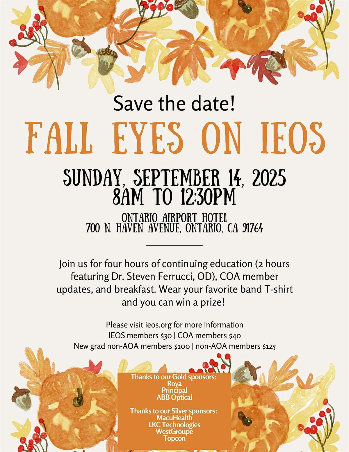 Fall Eyes on IEOS - September 2025
