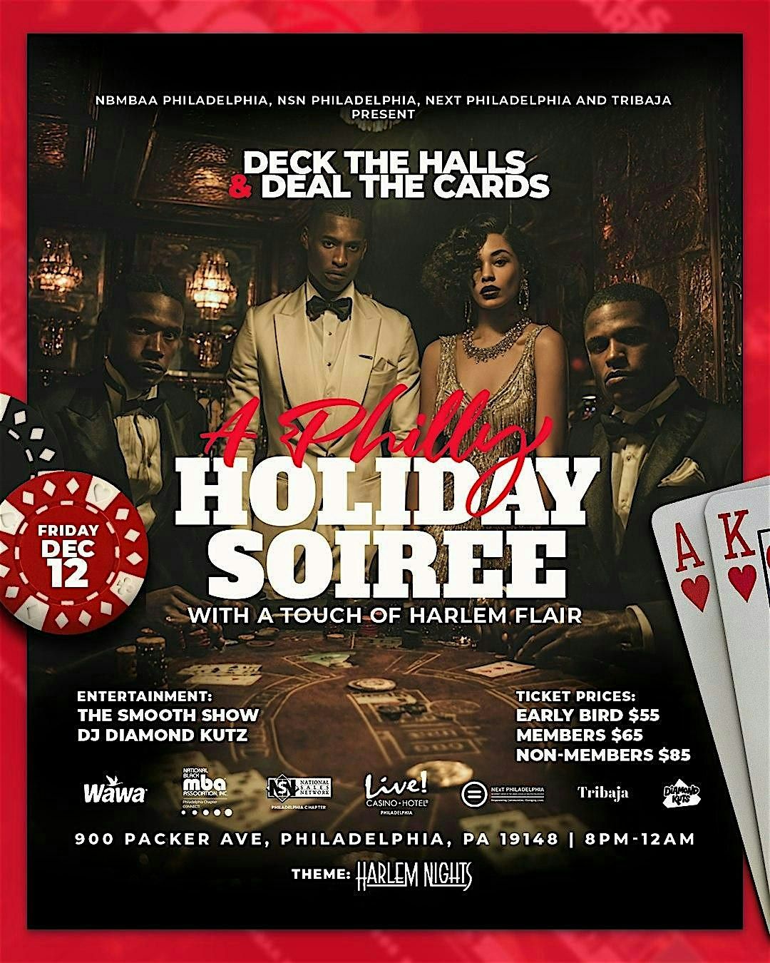Deck the Halls & Deal the Cards: A Philly Holiday Soiree
