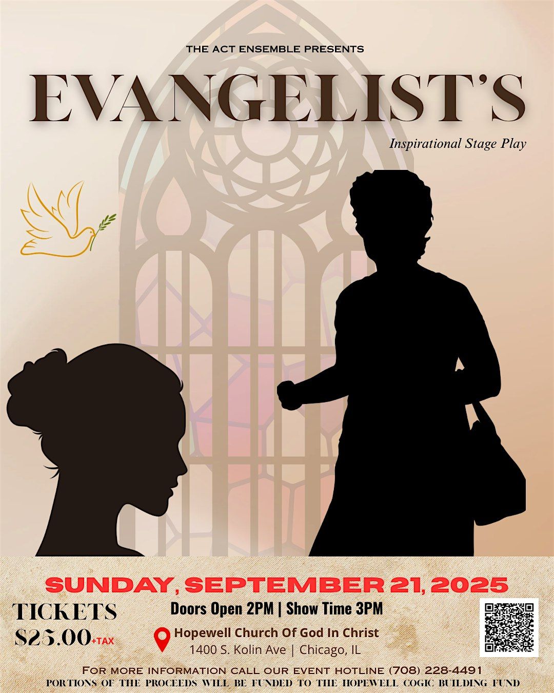 "Evangelist's" Inspirational Stage Play