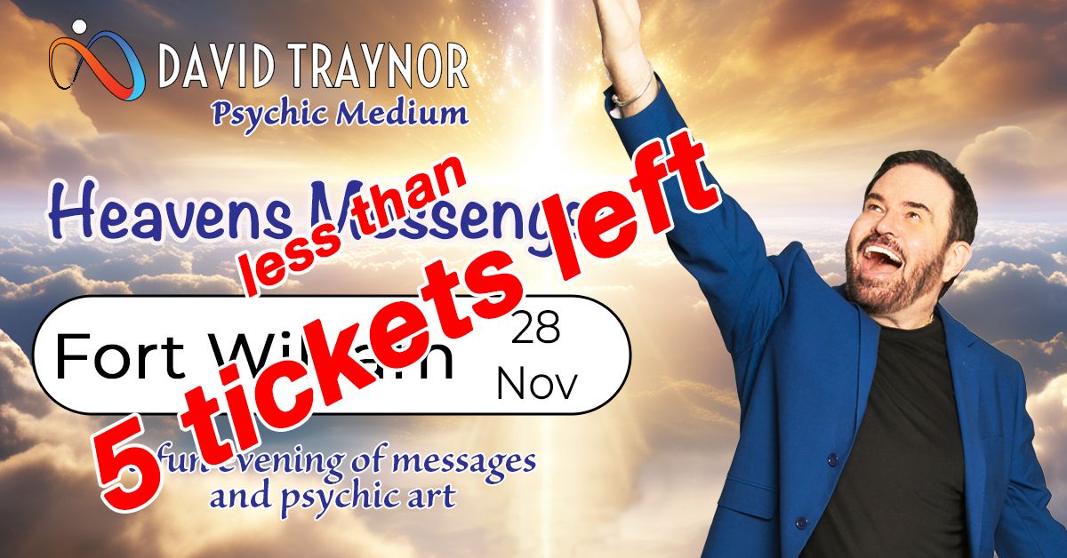 A fun evening of mediumship & psychic art in Fort William, Scotland with David Traynor.