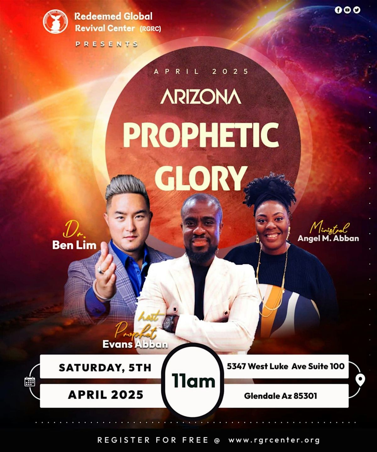 ARIZONA PROPHETIC GLORY WITH DR BEN LIM