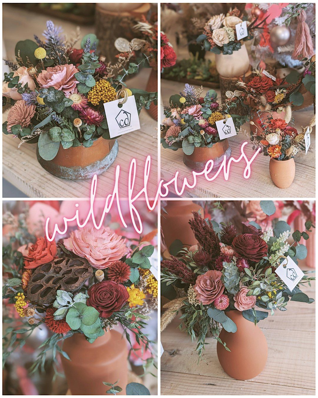 Beer & Blossoms: Everlasting Wildflower Arrangements