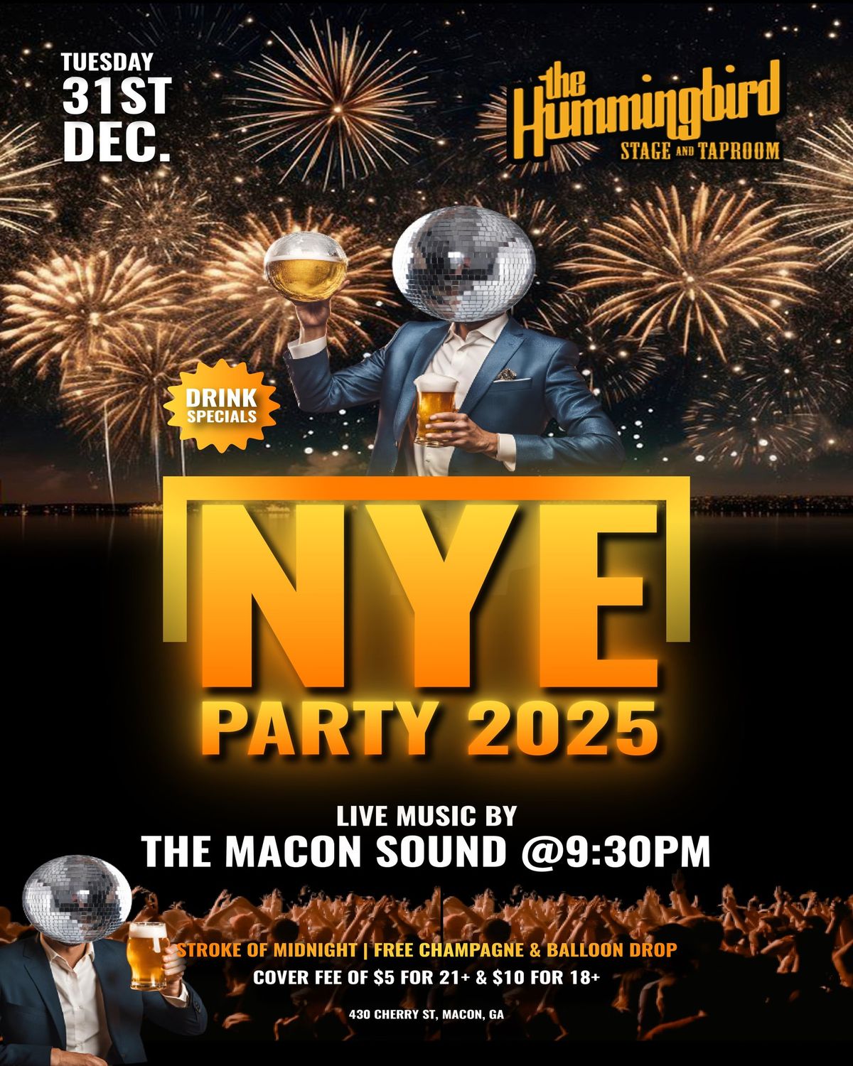 New Year's Eve feat. The Macon Sound live at The Hummingbird