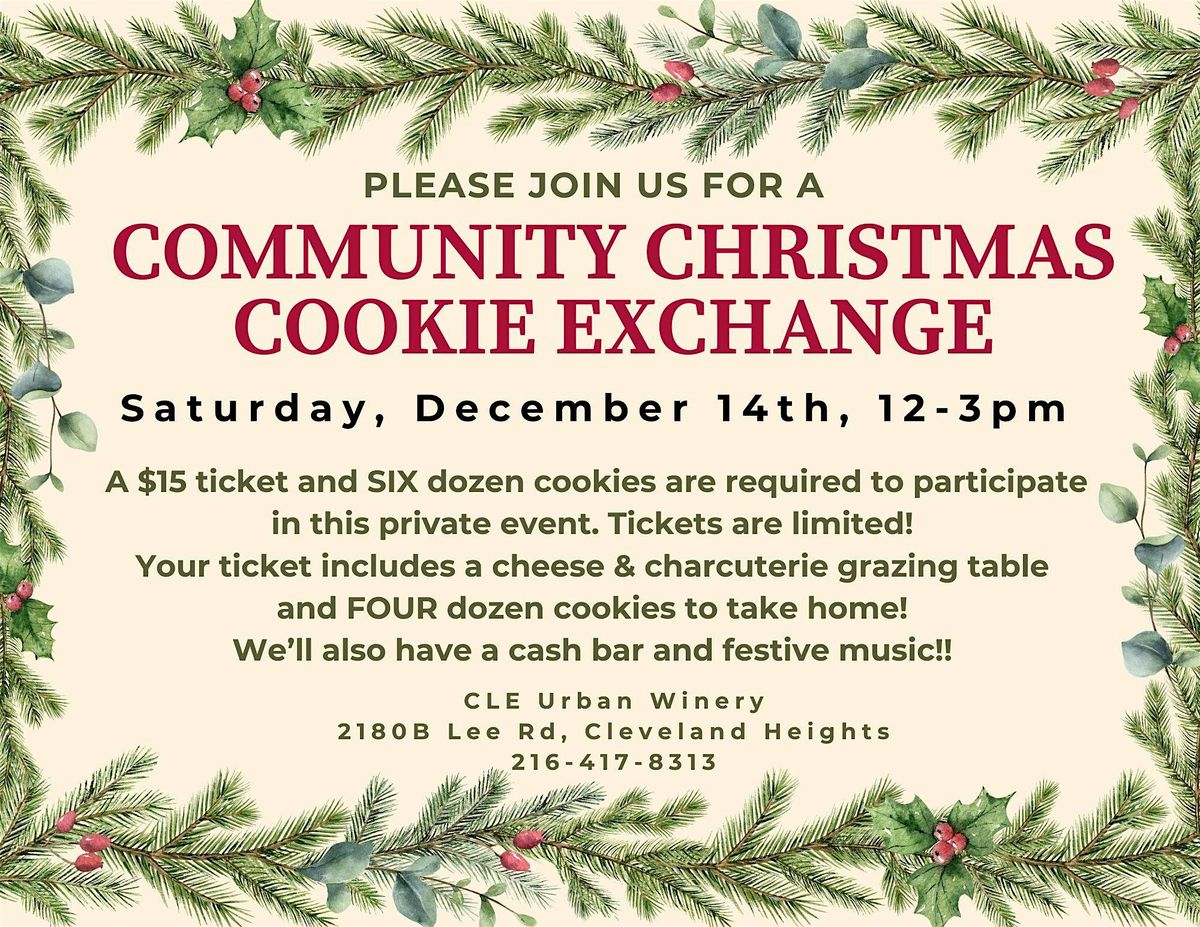 Community Christmas Cookie Exchange