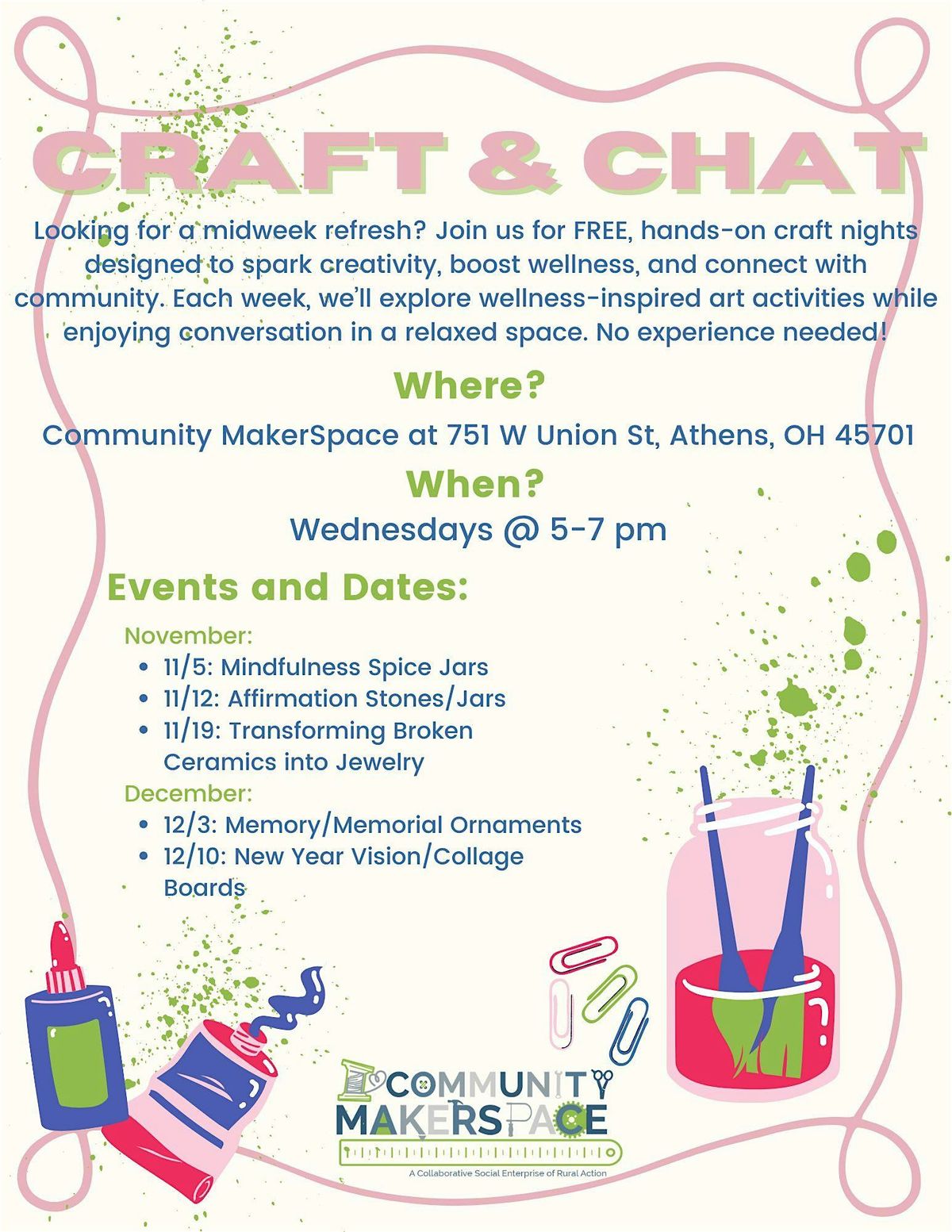 December Craft & Chat