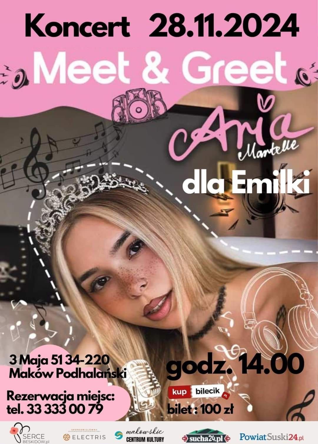 Aria Martelle Concert for Emilka's Treatment