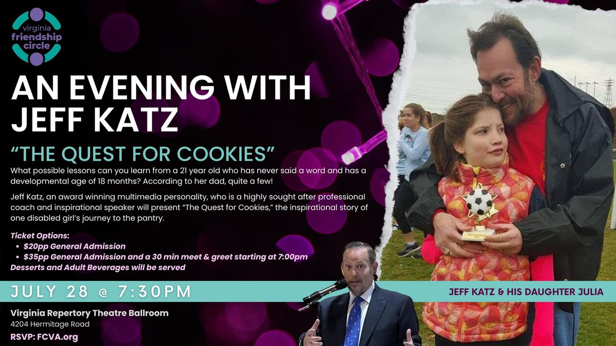 An Evening with Jeff Katz - \u201cThe Quest for Cookies\u201d