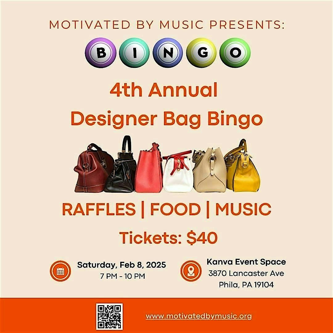 4th  Annual Designer Bag Bingo