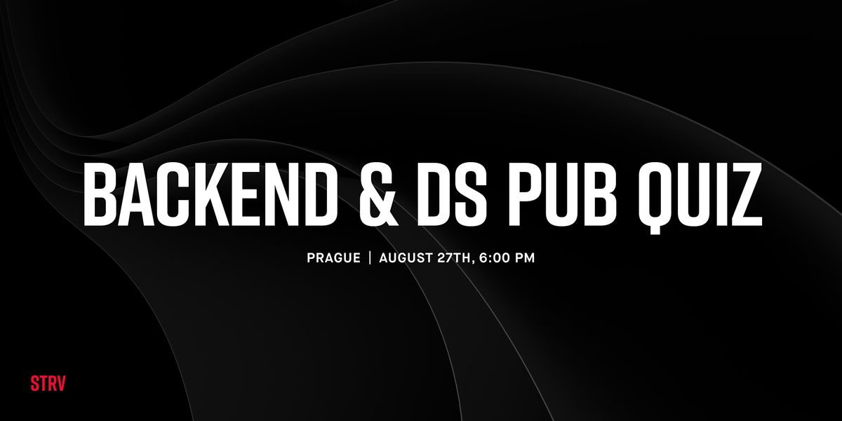 Backend & DS Pub Quiz Night | Prague
