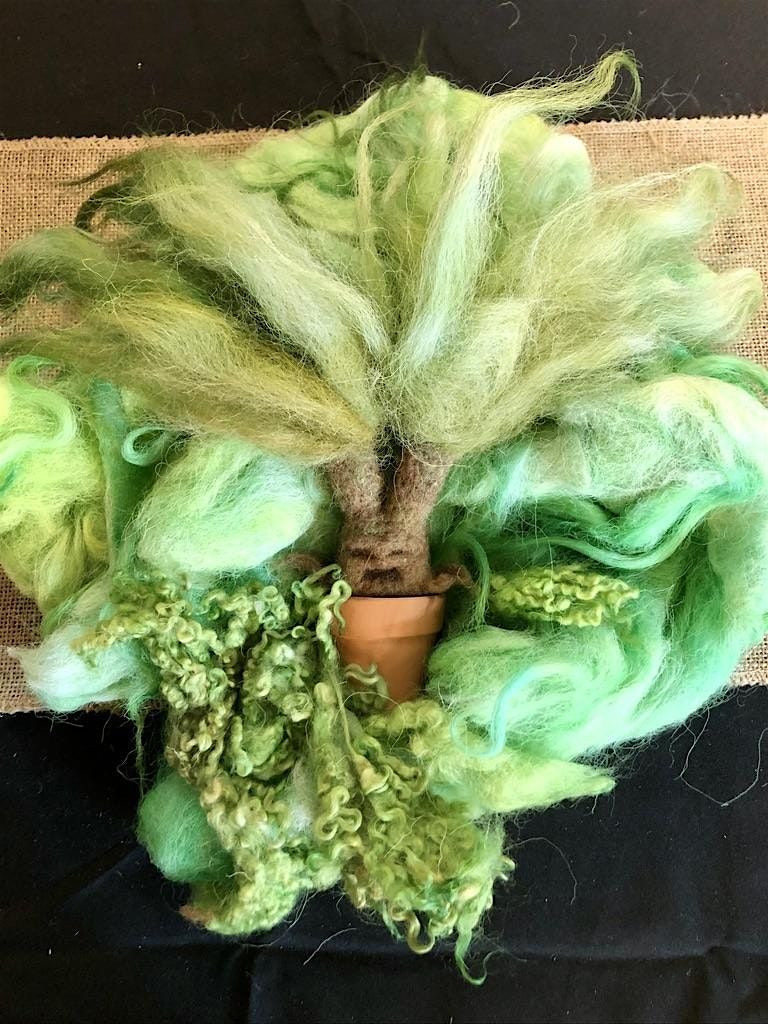Make a Baby Mandrake! Needlefelt Class at Wool Mountain Studios