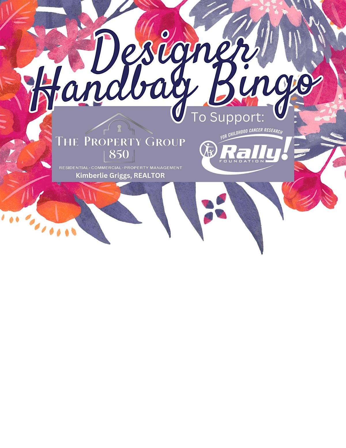 Designer Handbag Bingo for RALLY!