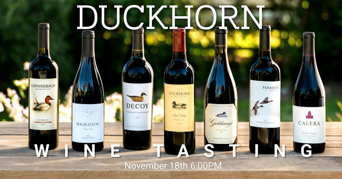 Duckhorn Wine Tasting @ drafthouse