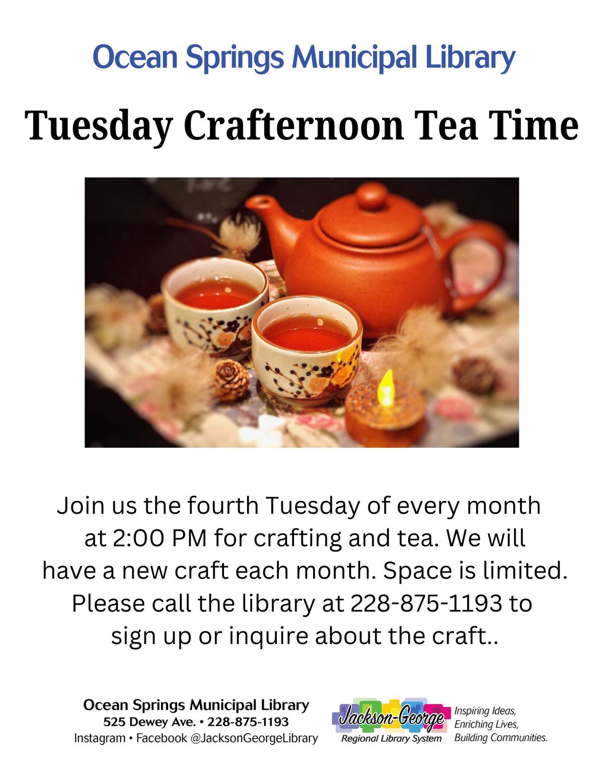  Tuesday Crafternoon Teatime