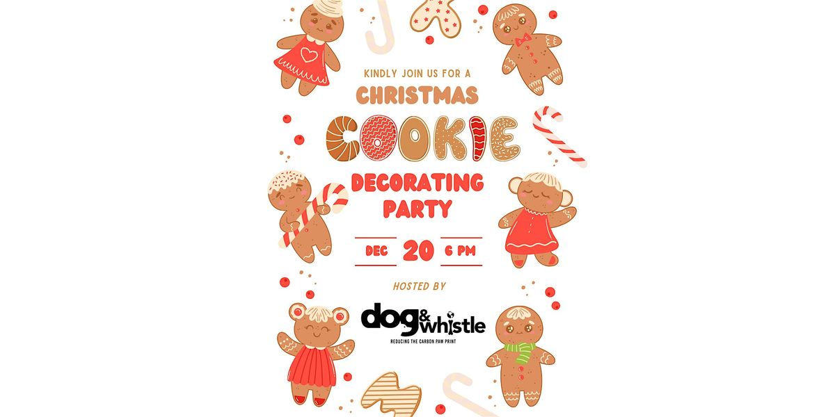 Bark & Bake: A Holiday Cookie Decorating Party