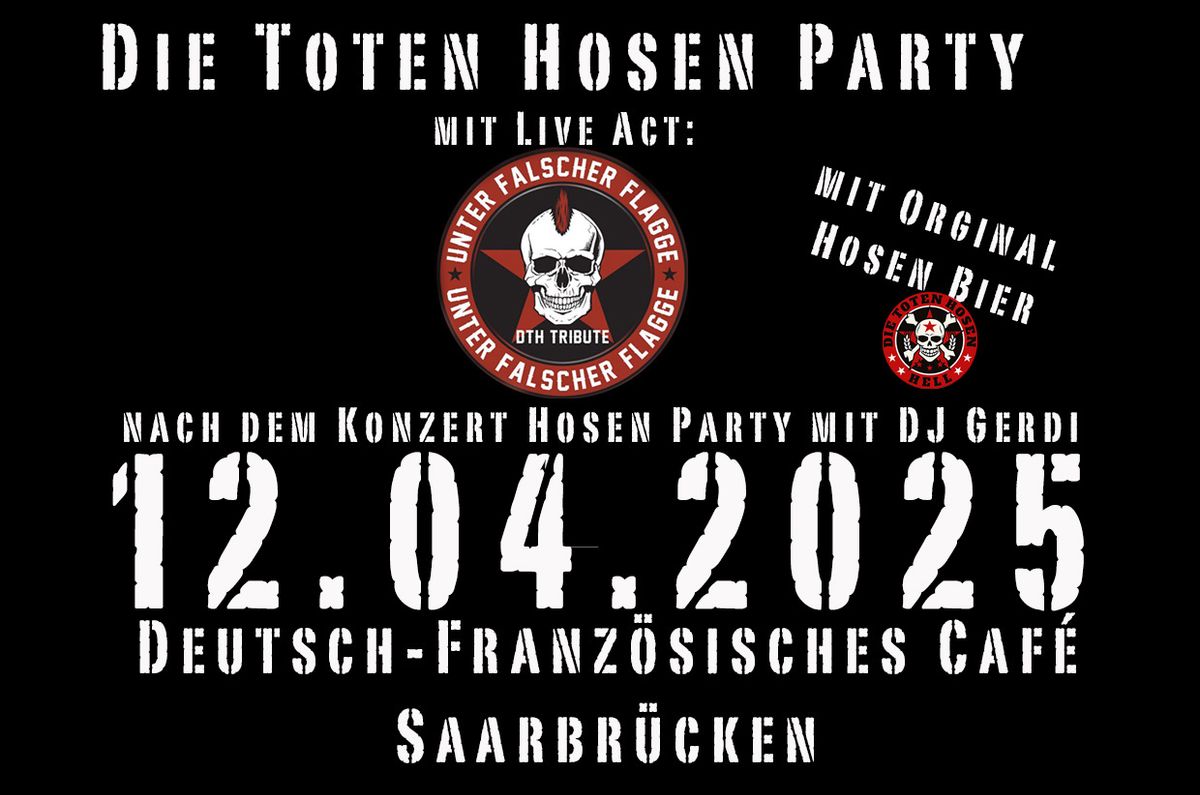 Die Toten Hosen Party mit Unter Falscher Flagge 