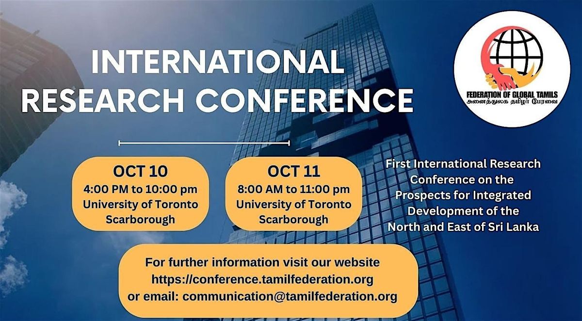 FGT's International Research Conference - October 10-11