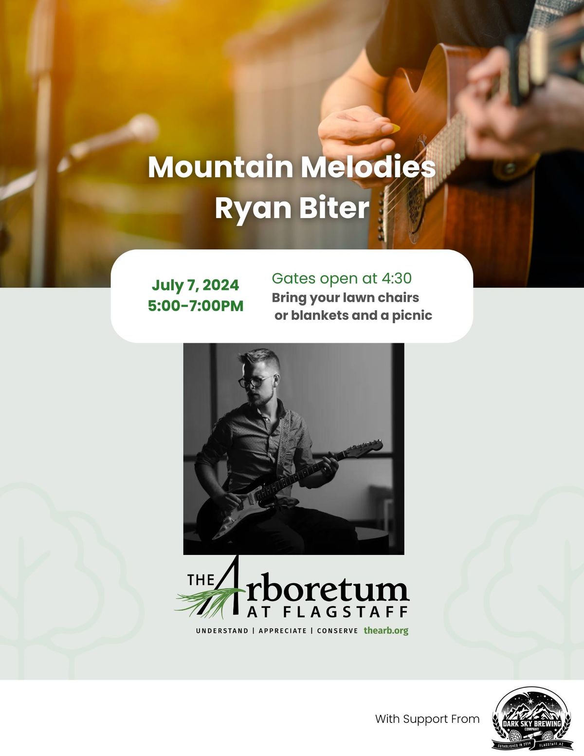 Mountain Melodies presents Ryan Biter at The Arboretum