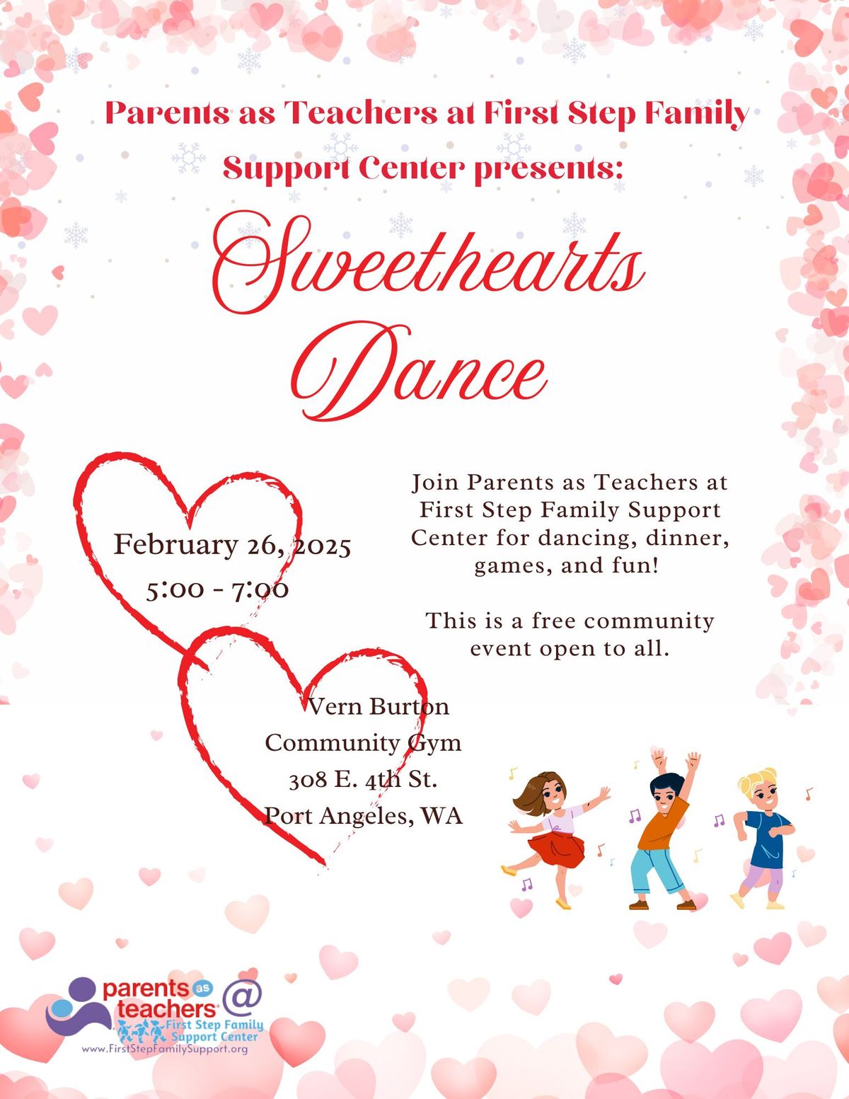 Parents as Teachers at First Step presents: Sweetheart Dance 