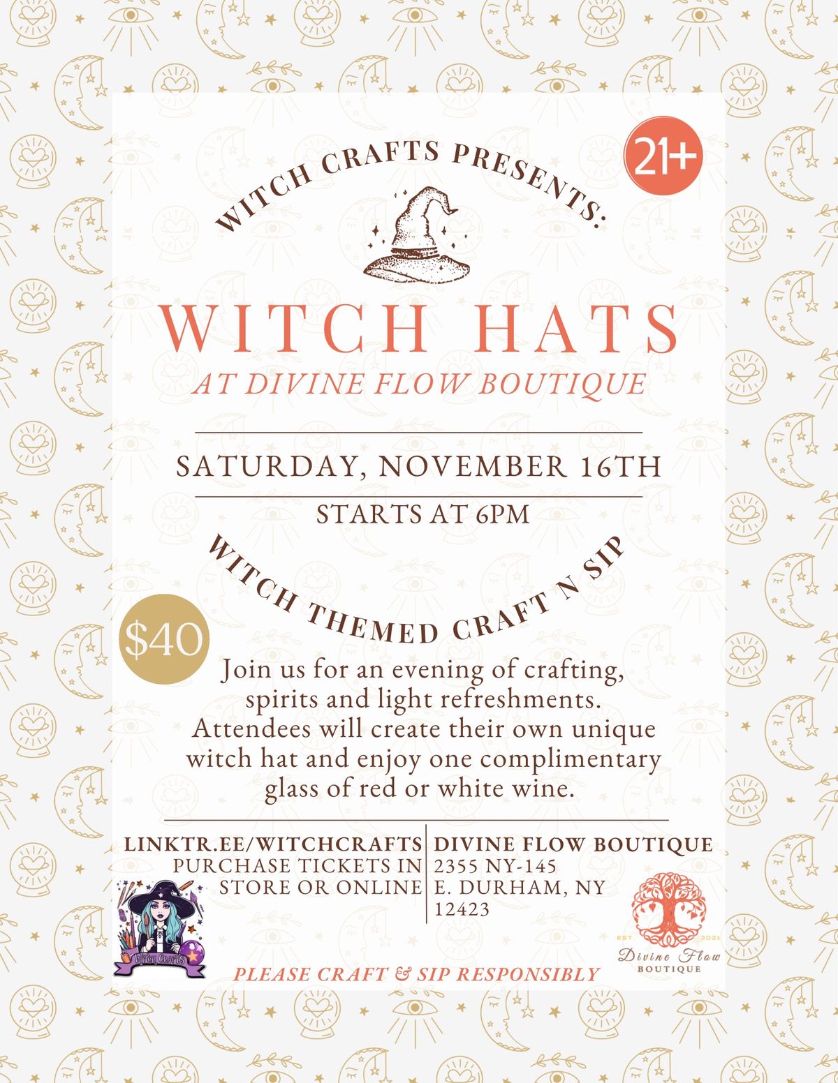 Witch Crafts: Witch Hats at Divine Flow Boutique 