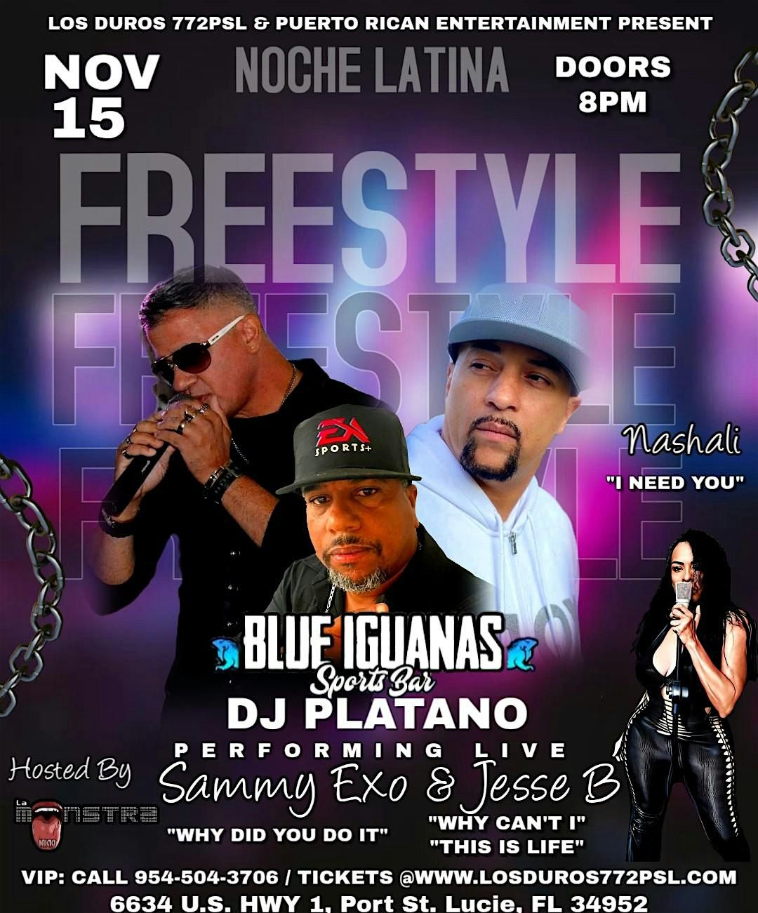 NOCHE LATINA FREESTYLE TAKEOVER