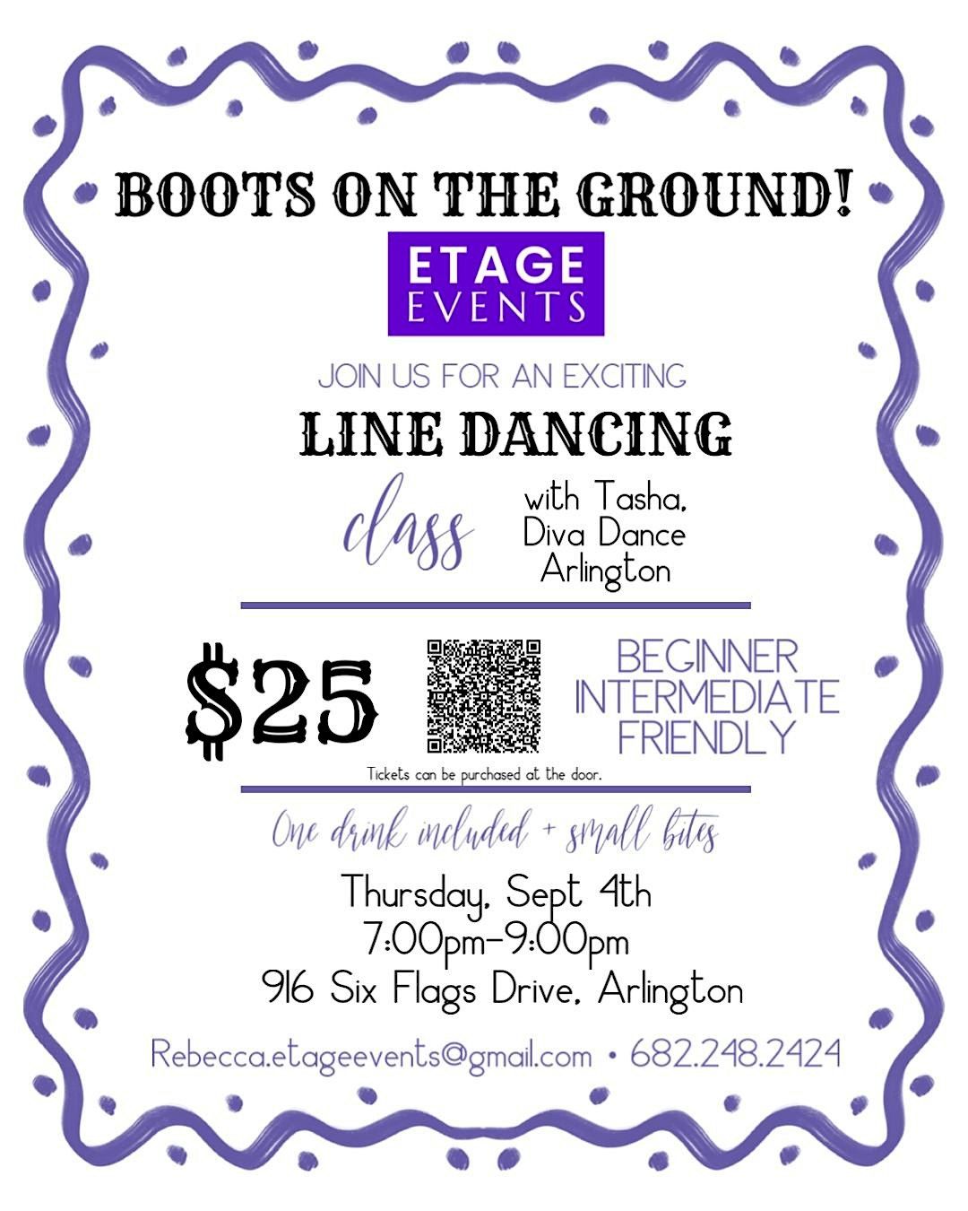 Boots on the Ground - Line Daning Class