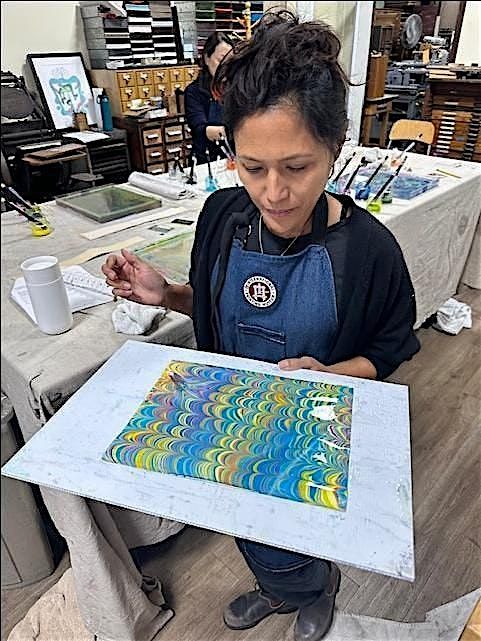 Paper Marbling - Sun, June 1, 2025