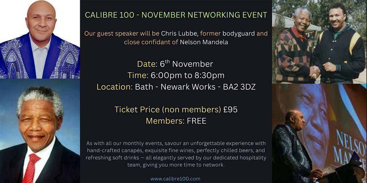 Calibre 100 | Bath's Premier Networking Event for Business Leaders