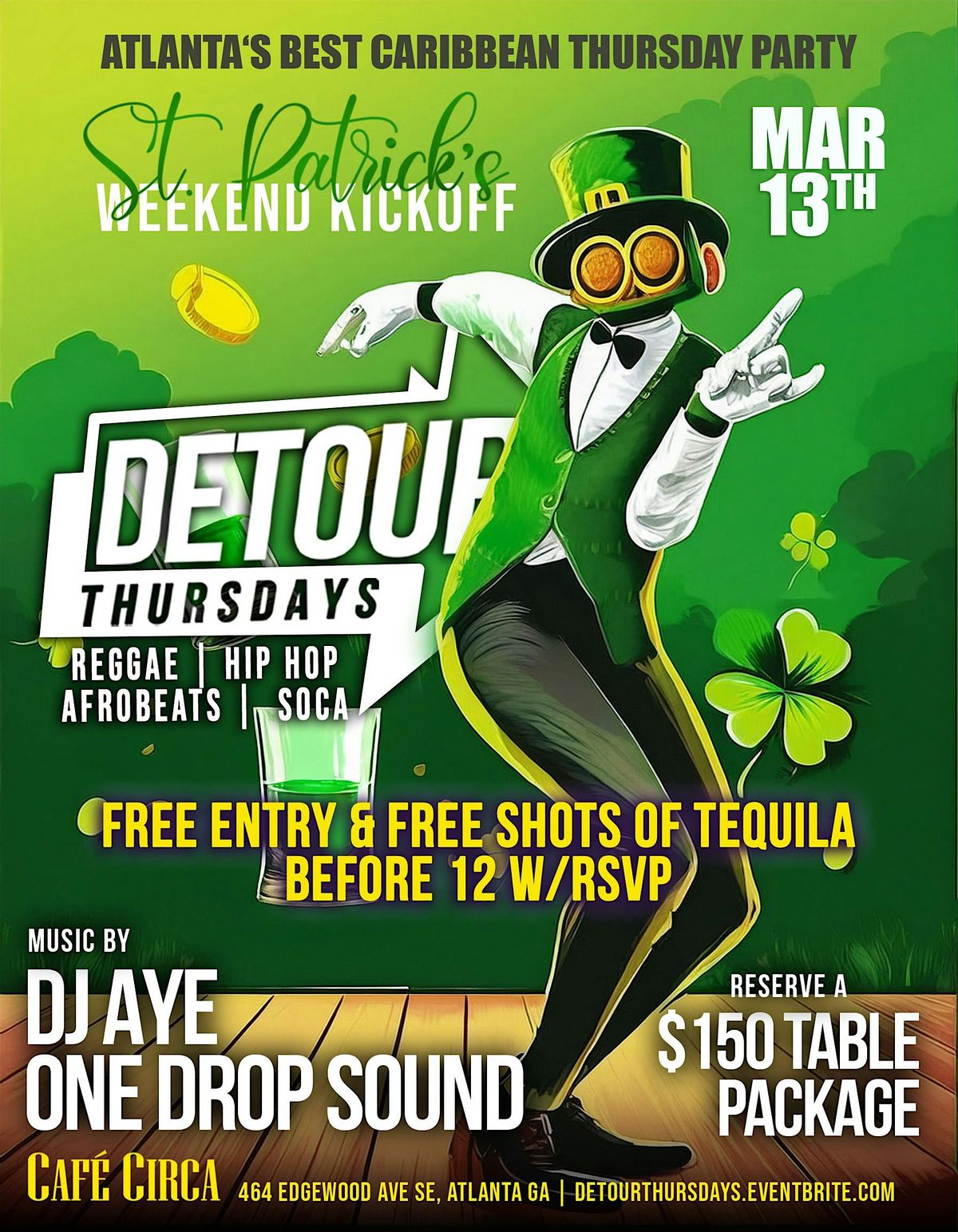 St. Patricks Weekend Kickoff  Party Everyone Free