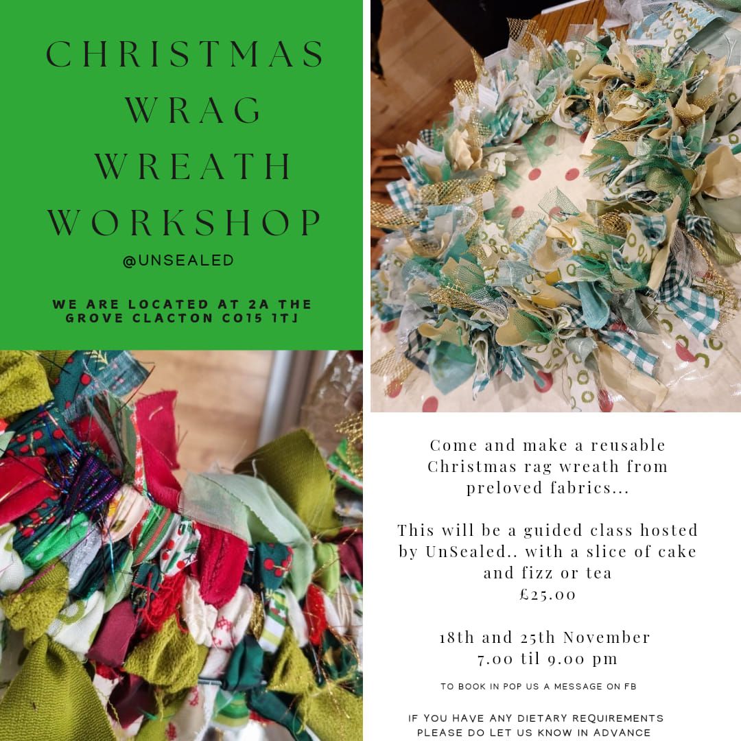  Christmas Ragg Wreath class 