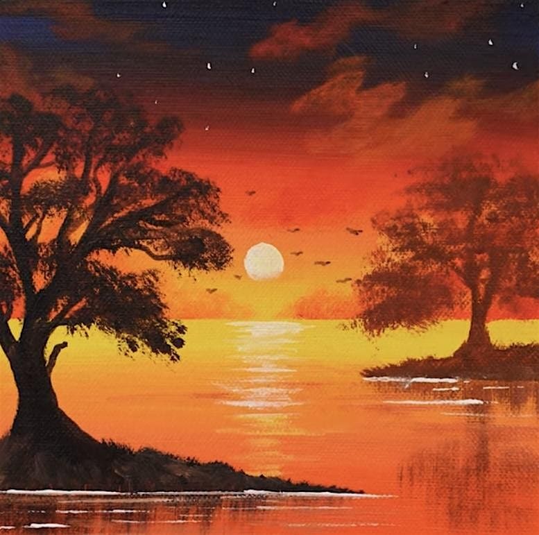 The Perfect Sunset Paint Night