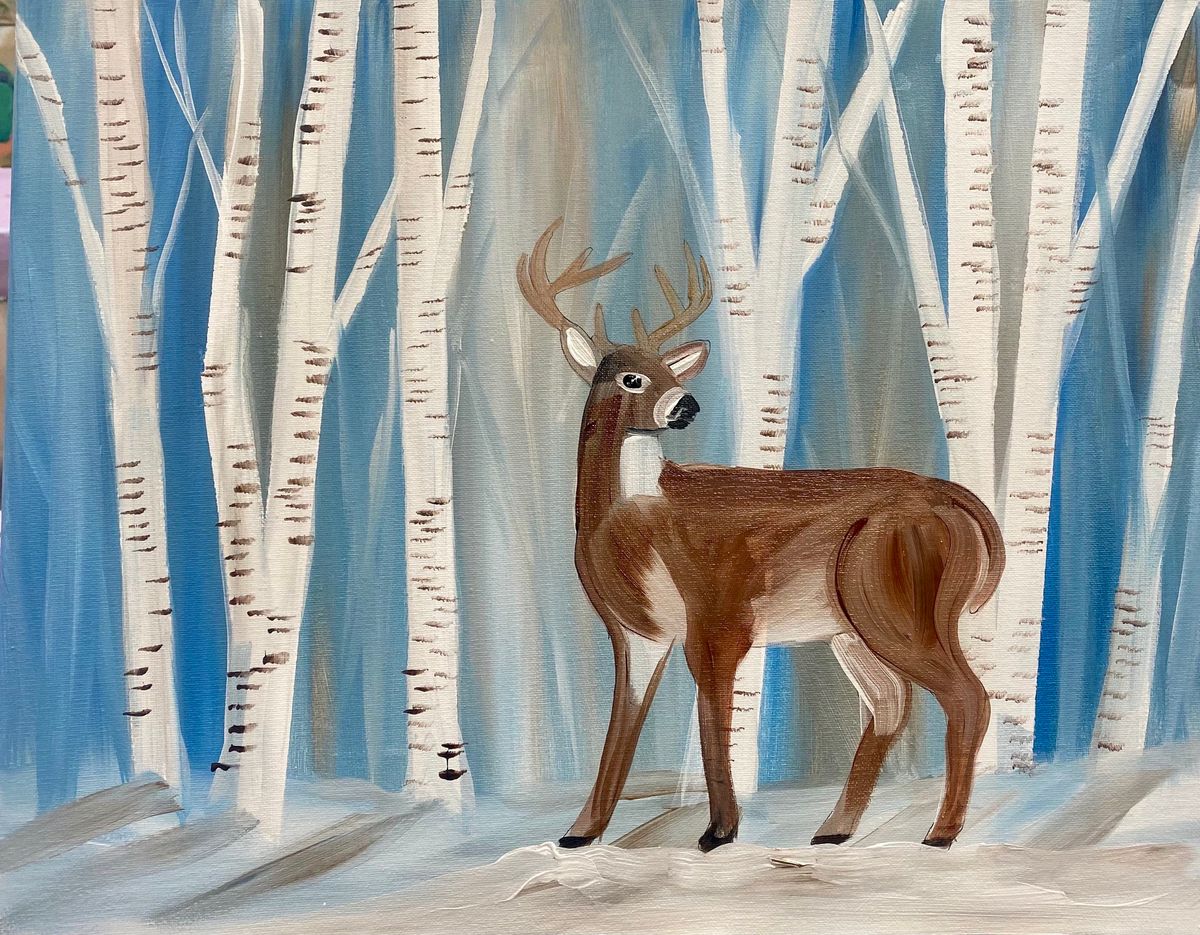 Winter Deer