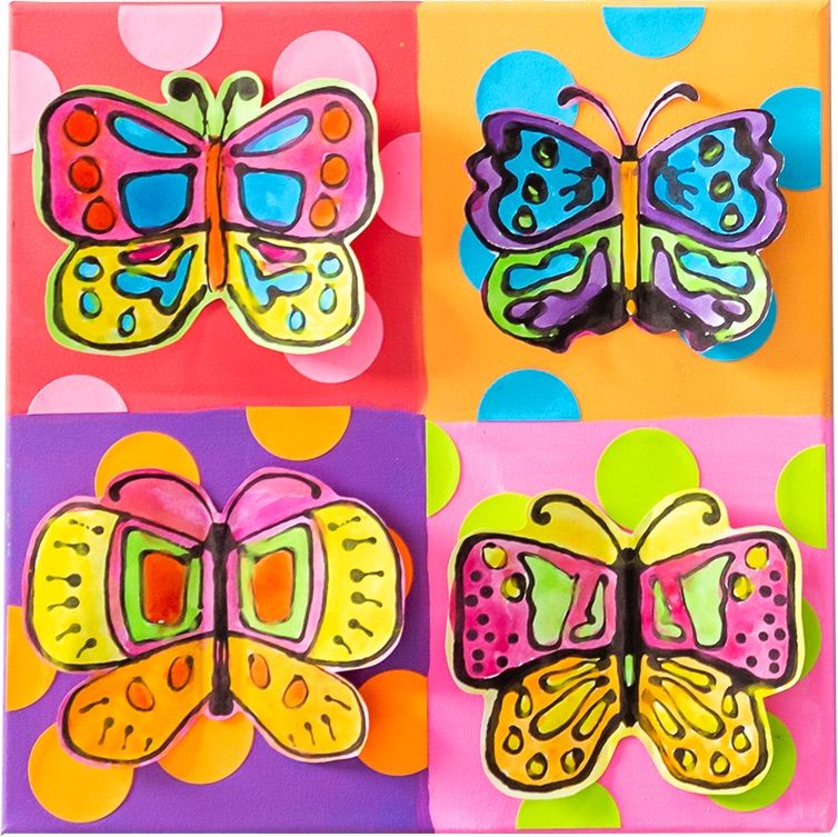 Studio Art-Warhol Butterflies