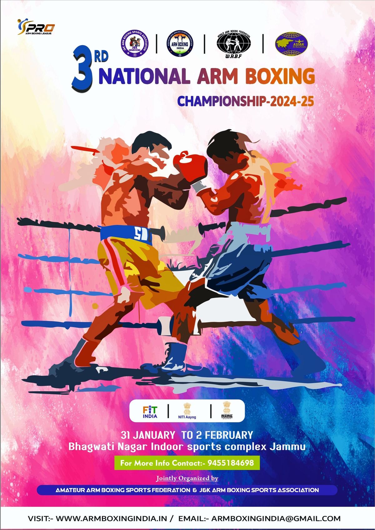 3rd NATIONAL ARM BOXING CHAMPIONSHIP-2024-25