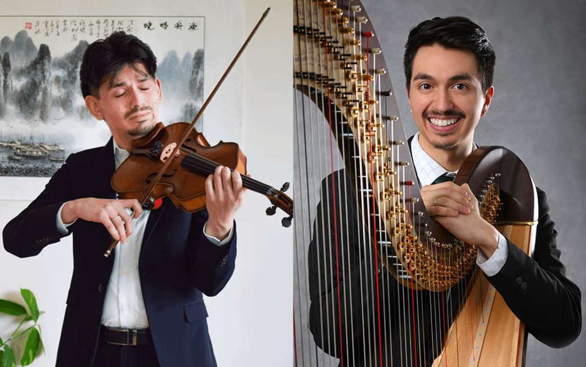 Juan Riveros: Reflections for Viola and Harp